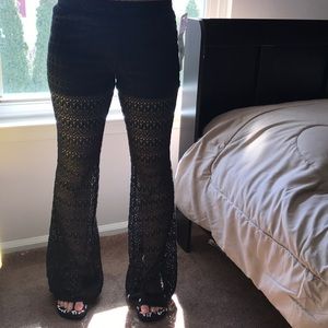 Black beach pants